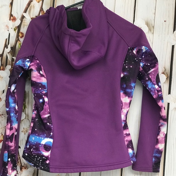 #0054 Vertical 9 Youth Polyester Jacket Purple L - Picture 2 of 4